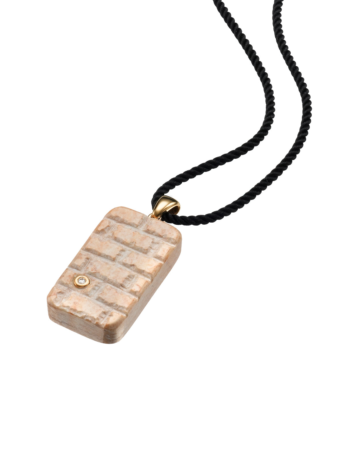 Western Wall pendant with diamond