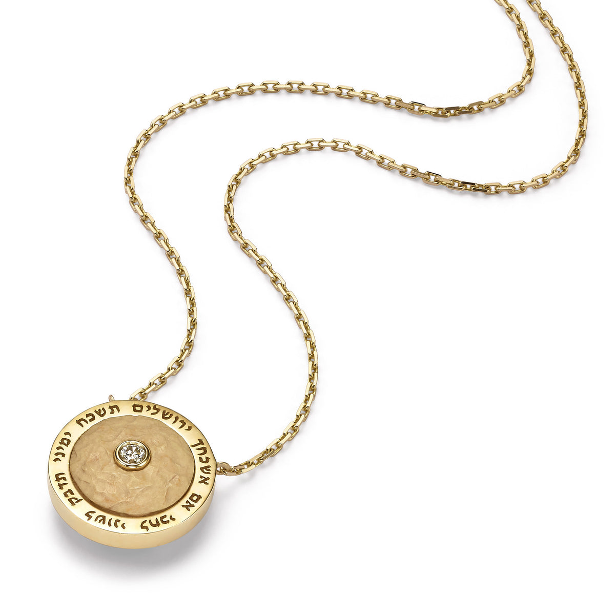 Temple Mount gold pendant