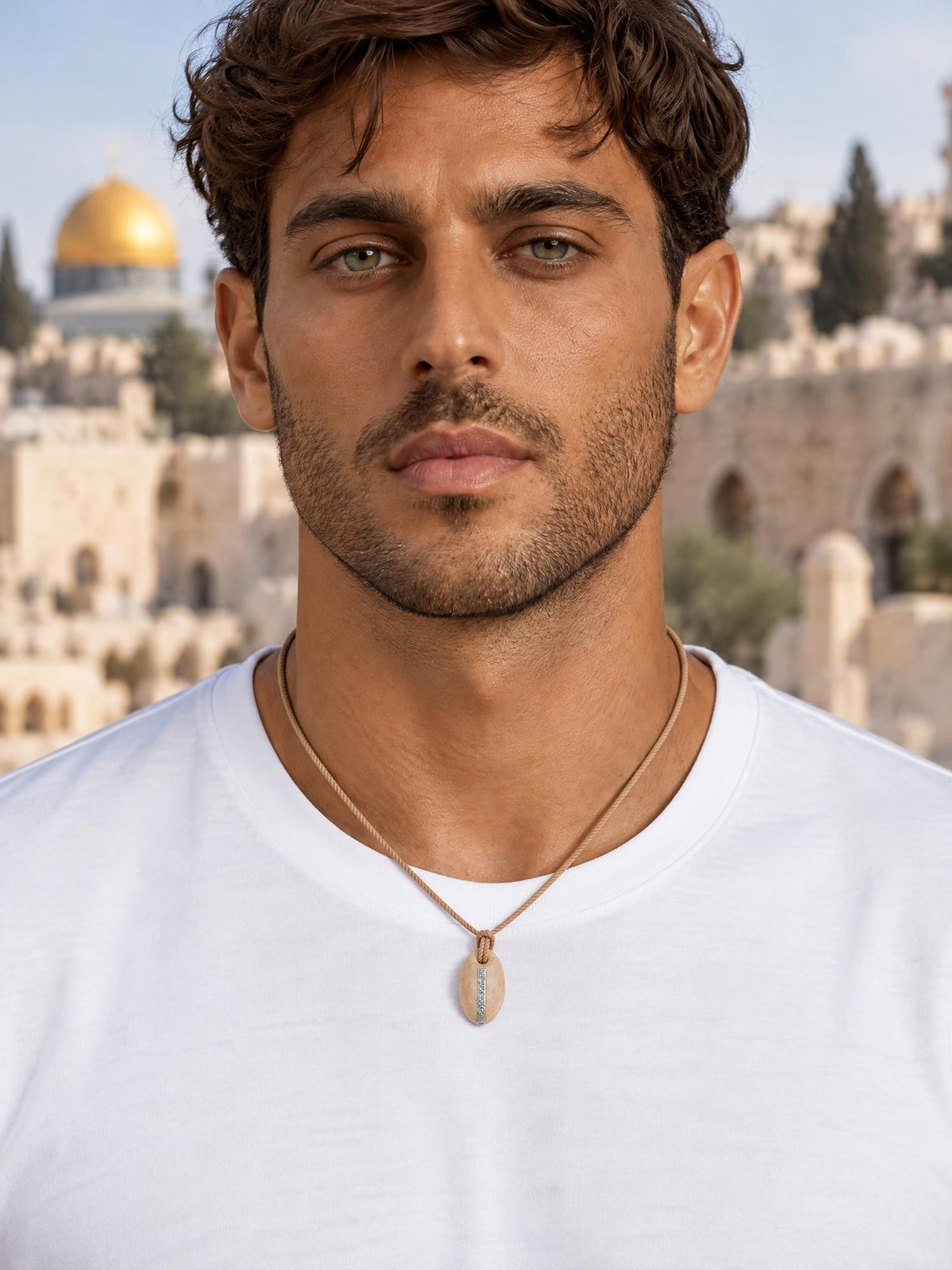 14K Gold Diamond Necklace with a Love Verse
