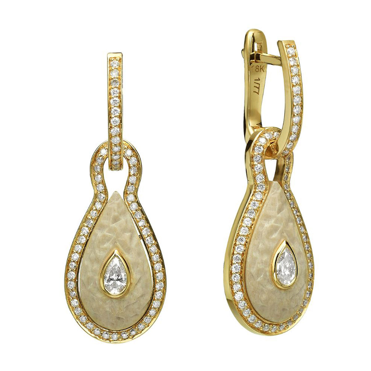 Gold Diamond Earrings