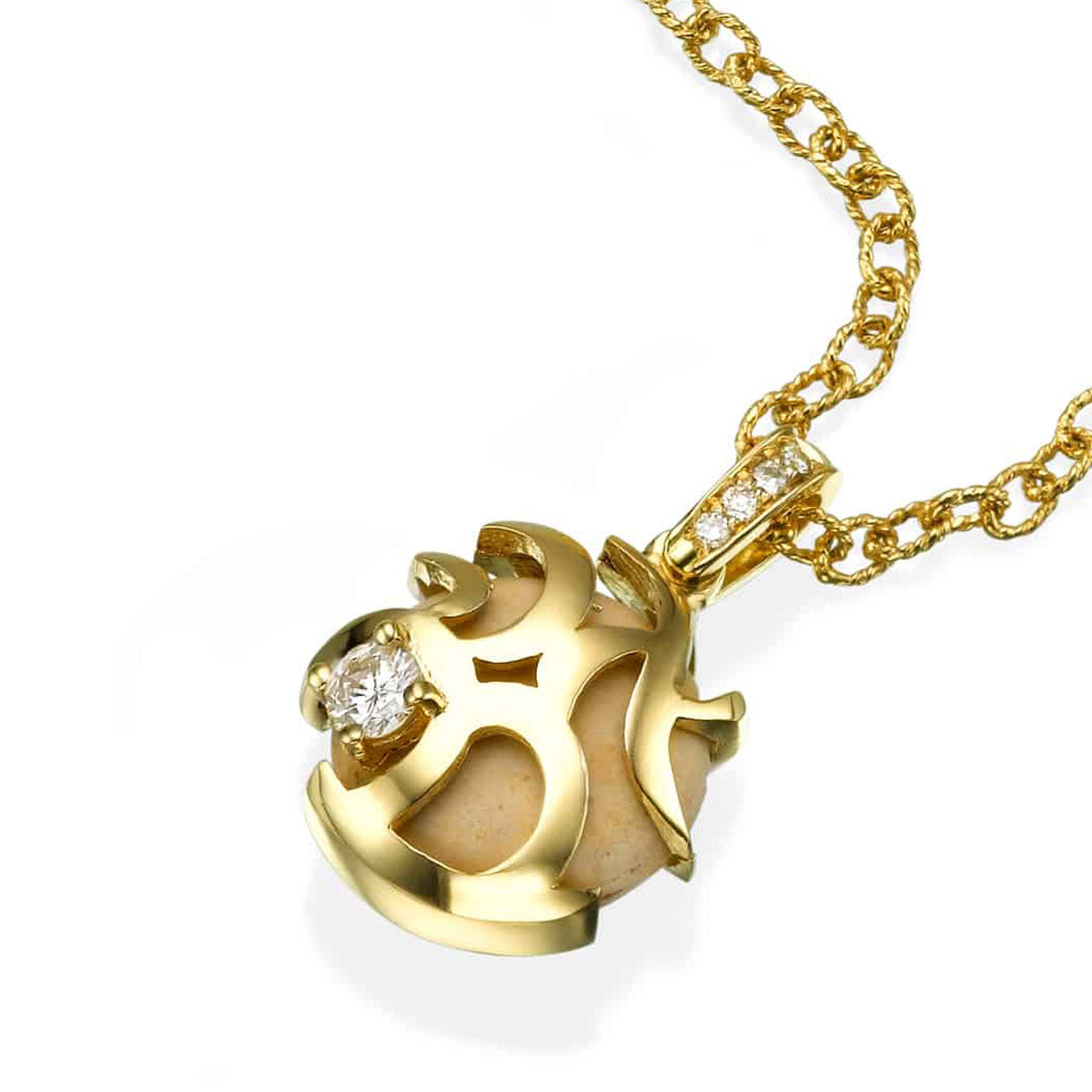 Ahava Romantic Pendant Gold And Diamond