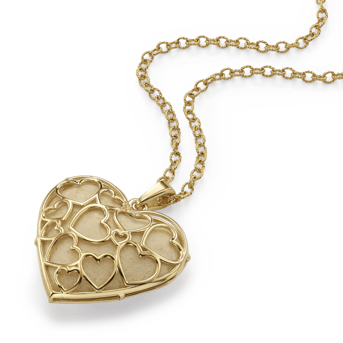 Heart shape pendant made with Temple Mount stone, gold diamonds